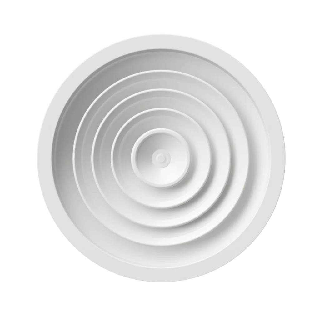 Anemostat circular fix, cu damper