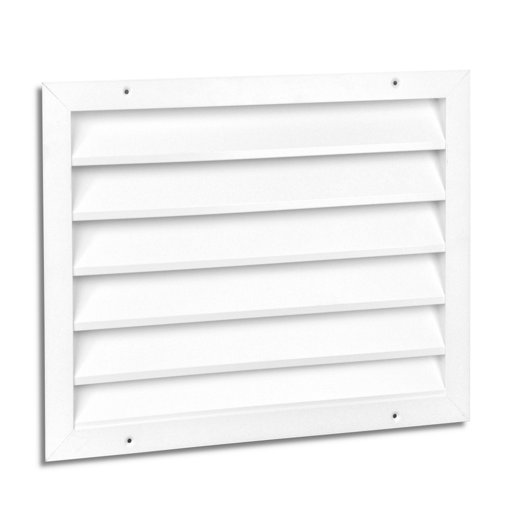 Grilă de exterior 600x500 mm, aluminiu, cu pas de 50 mm