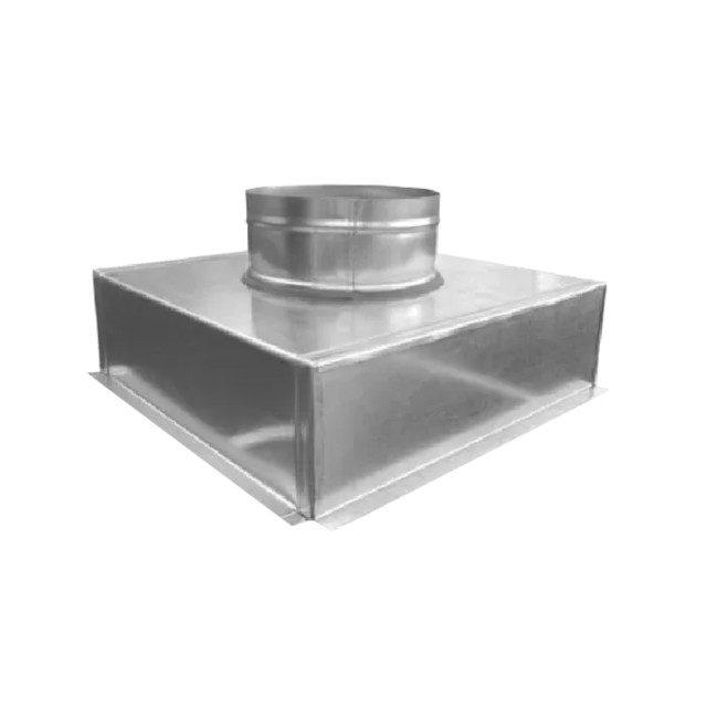 Plenum grilă cu ieșire axială - config