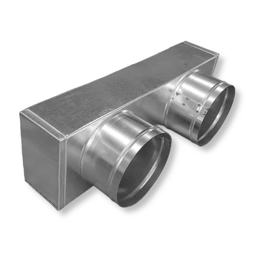 [PBD-1200x350-2x200-A-A150-N] Plenum duct 1200x350 mm