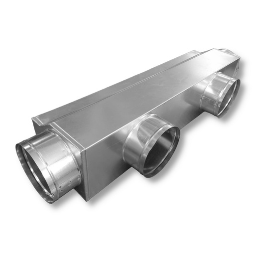 [PBDE-1110x350-1110x500-NoS-A-A200-N-R20] Plenum duct 1110x350 mm evazat la 1110x500 mm