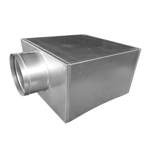 [PBL-550x550-1x250-A350-N] Plenum 550x550 mm cu ieșire latarală