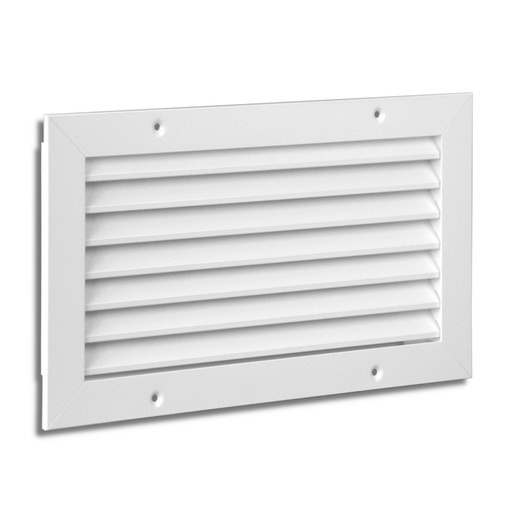 Grilă de exterior 400x100 mm, aluminiu, cu pas de 20 mm