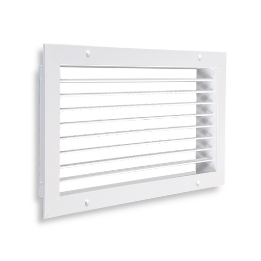 Grilă simplă deflexie 300x200 mm, aluminiu, cu lamele ajustabile